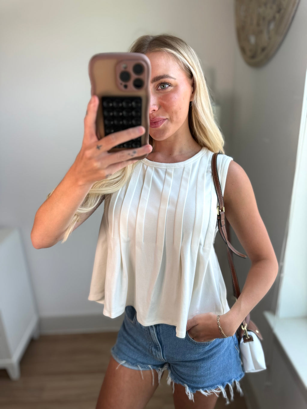 The Everyday Pleated Tank