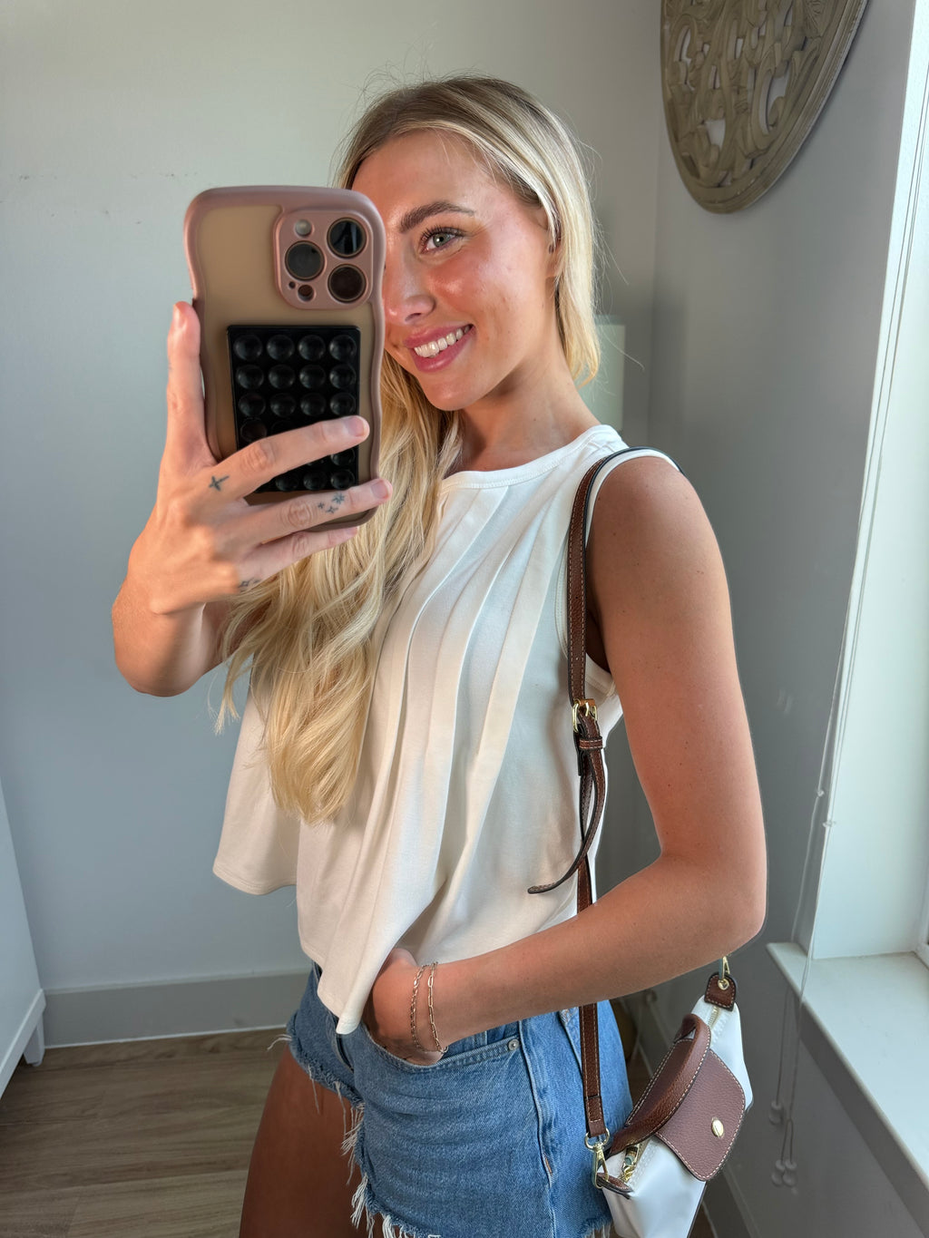 The Everyday Pleated Tank