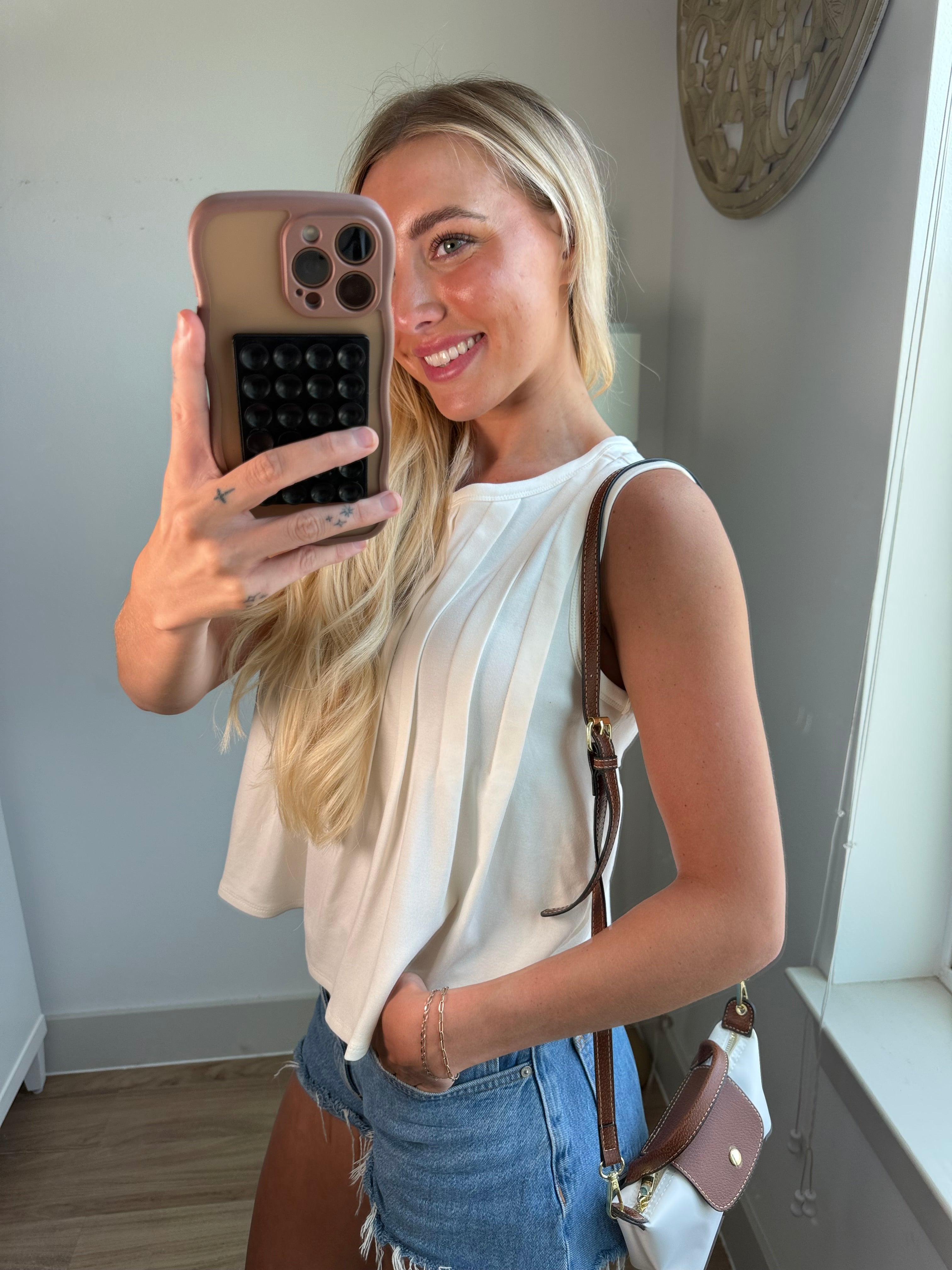 The Everyday Pleated Tank