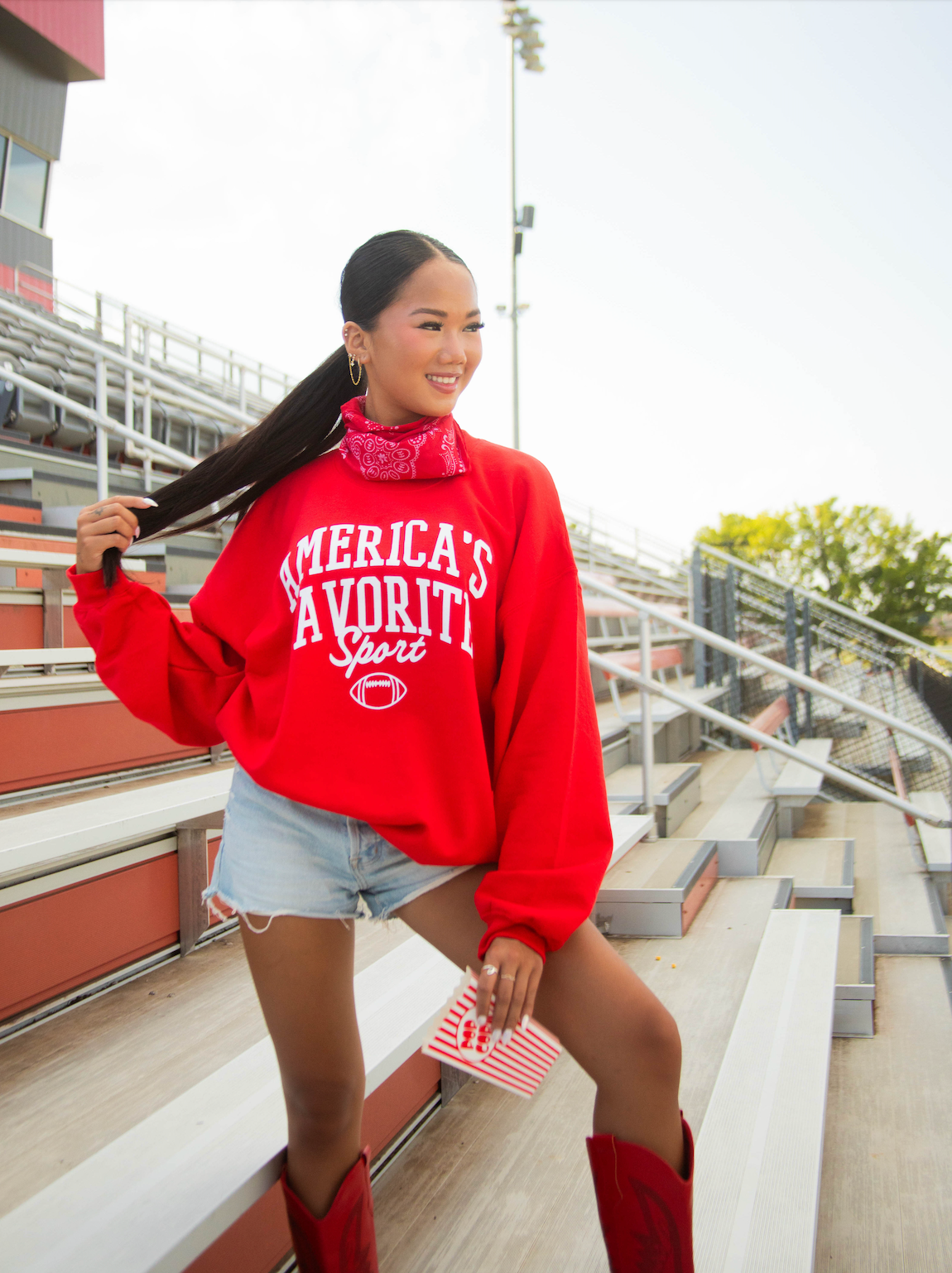 AMERICA'S FAVORITE SPORT SWEATSHIRT