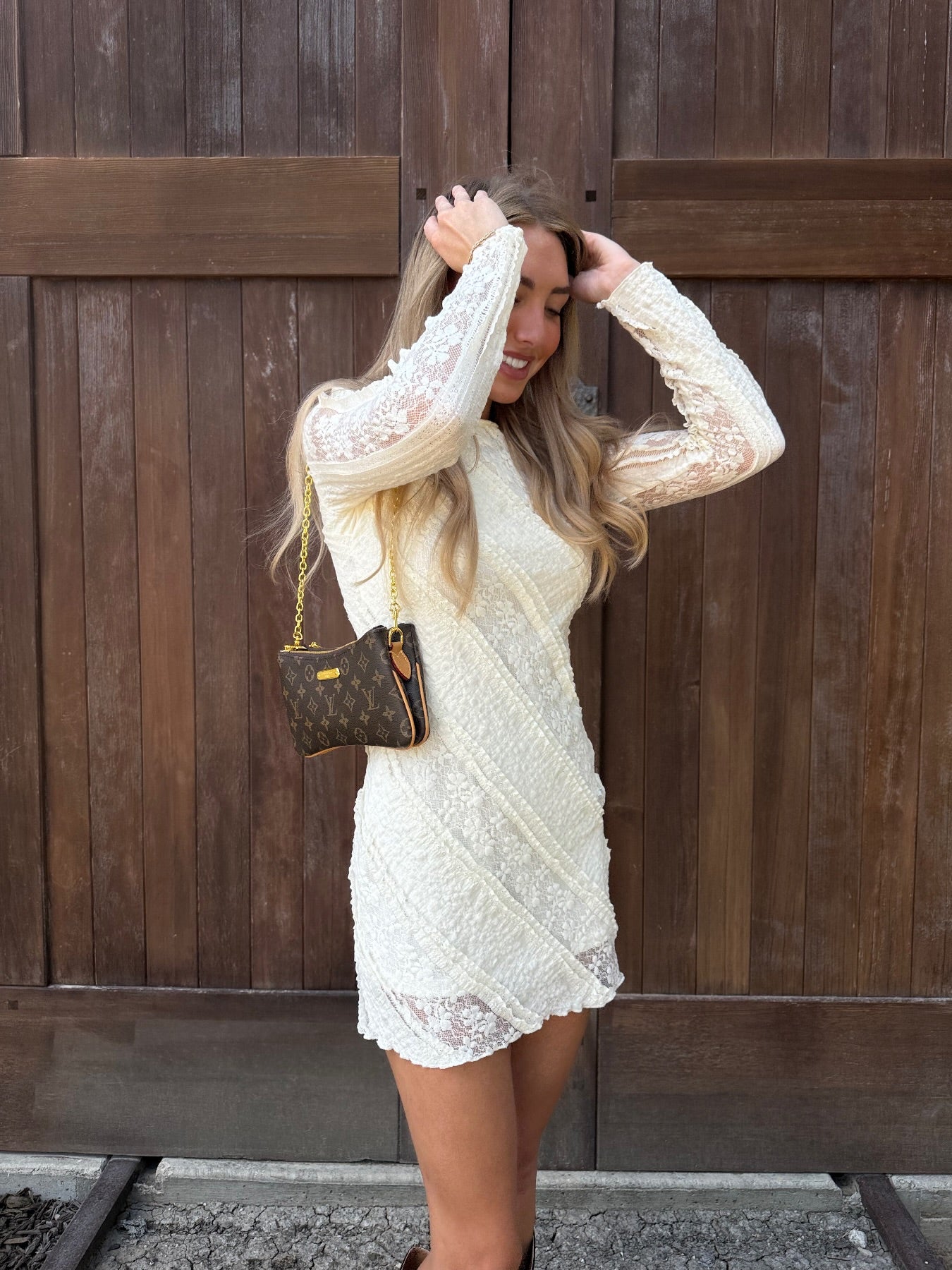 Romantic Lace Mini Dress