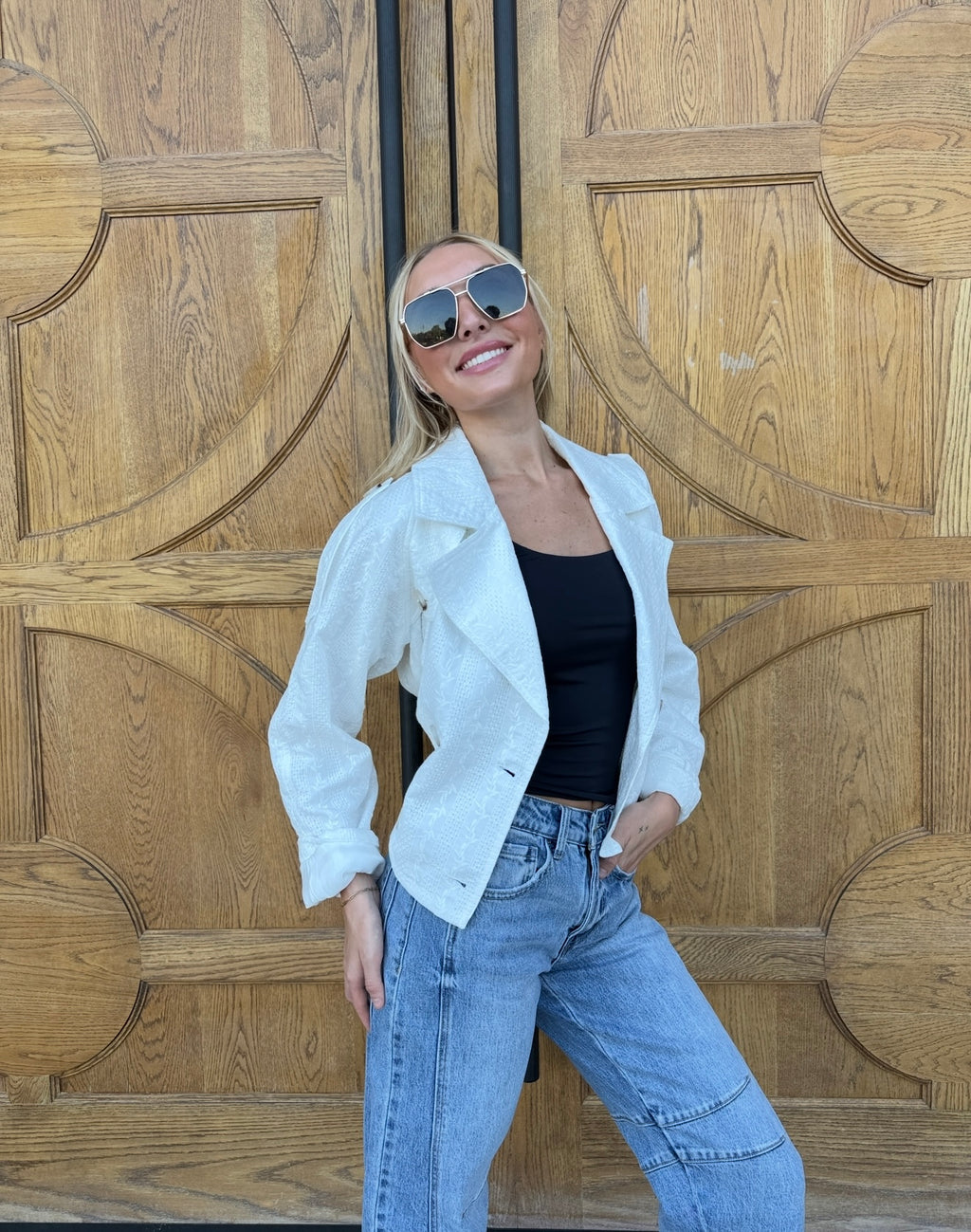 Bendetta Crop Trench Jacket