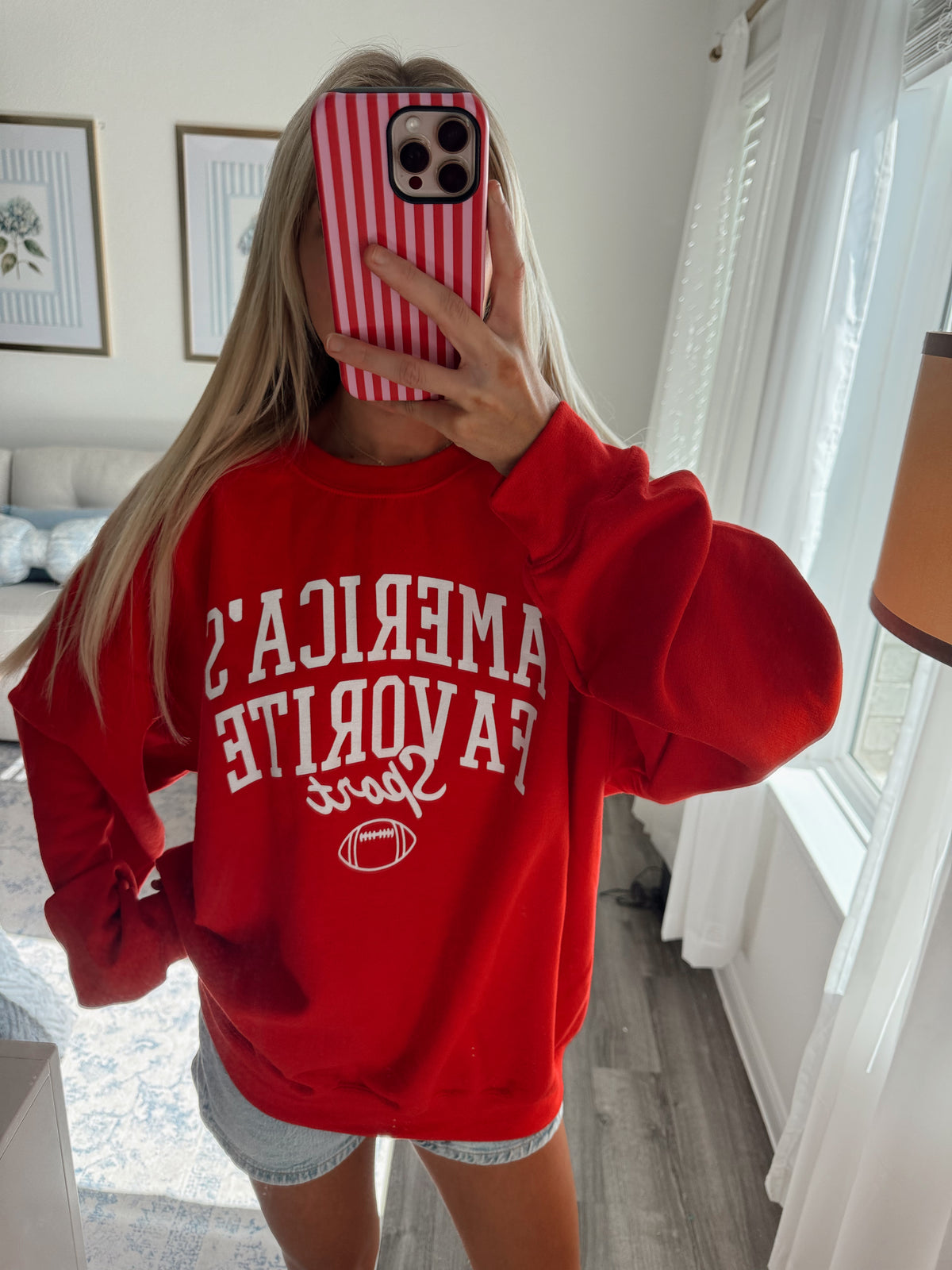 AMERICA'S FAVORITE SPORT SWEATSHIRT