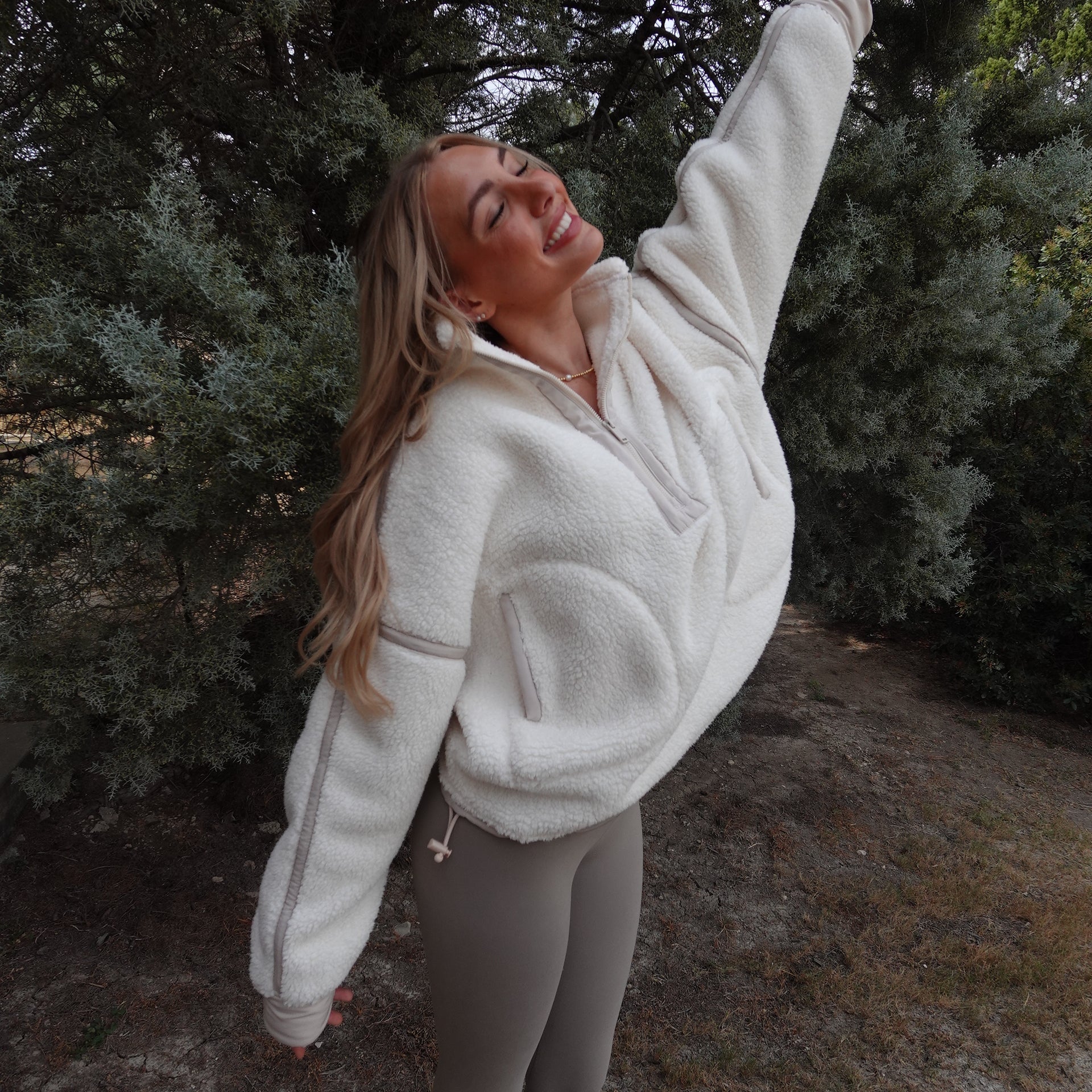 Sherpa Mock Neck Fleece