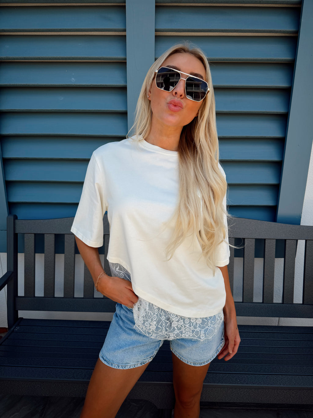 Camila Layered Hem Tee Top