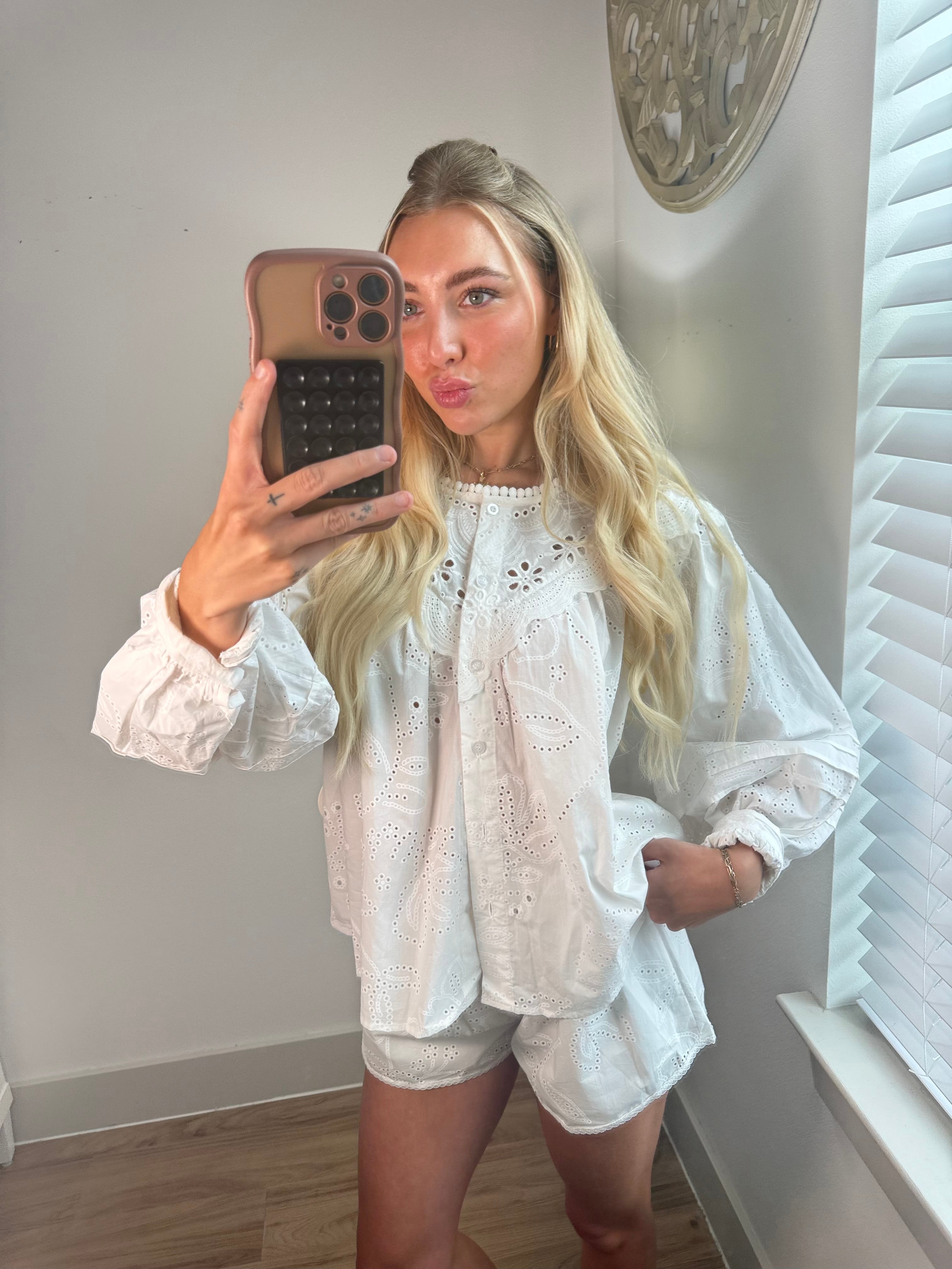 Charlotte Eyelet Shorts