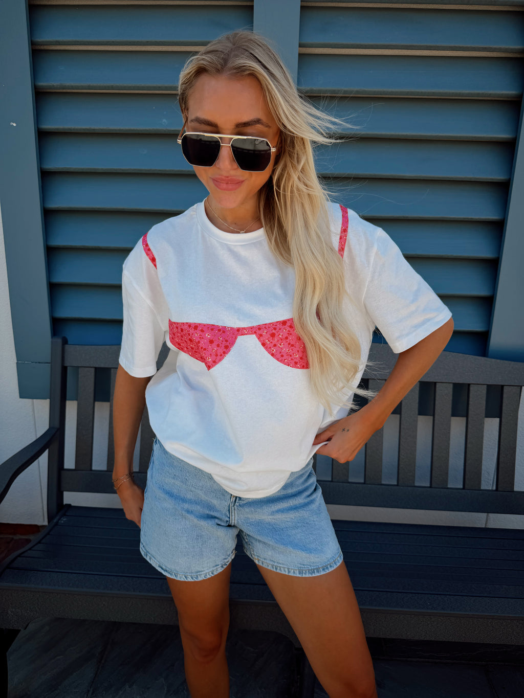Floral Bikini Tee