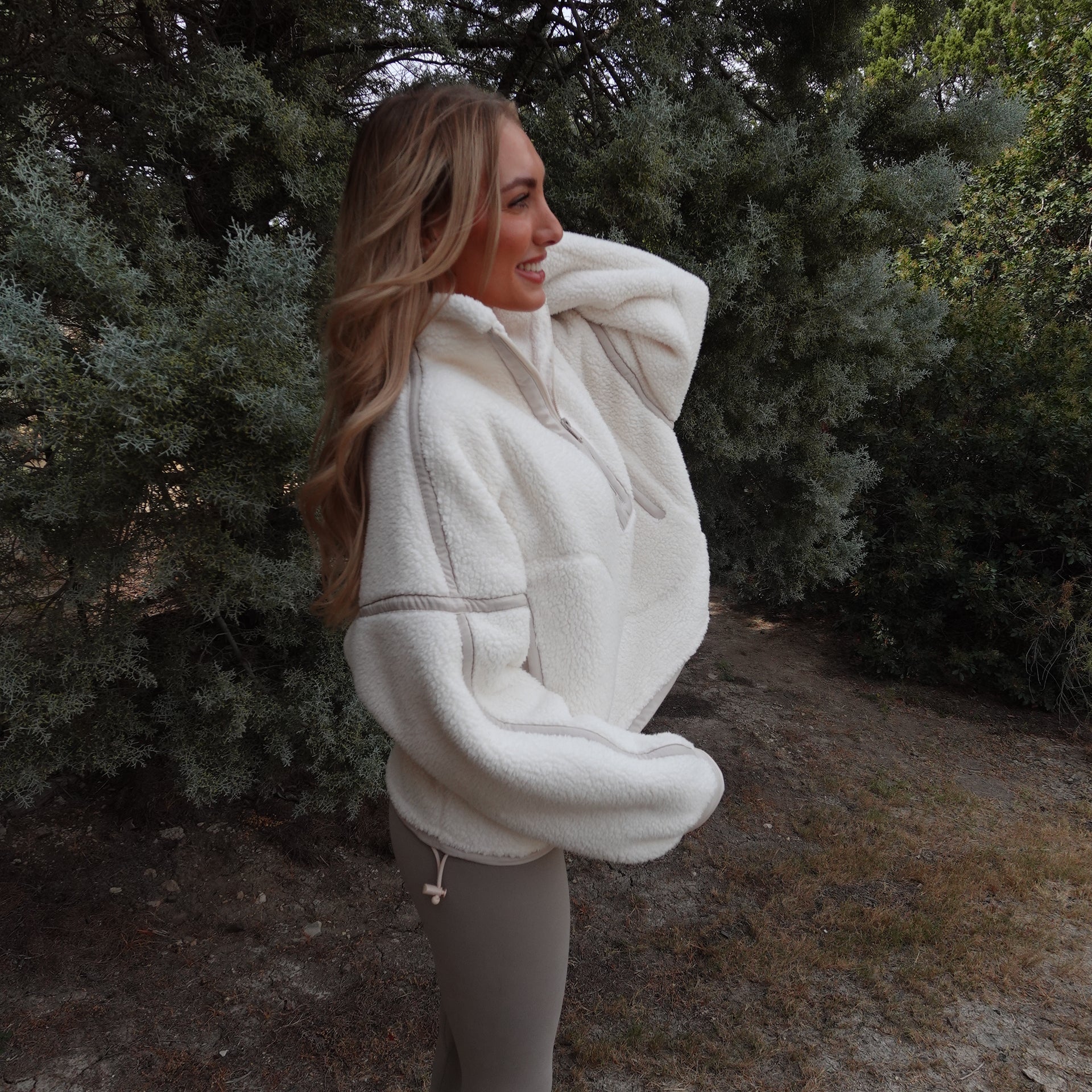 Sherpa Mock Neck Fleece