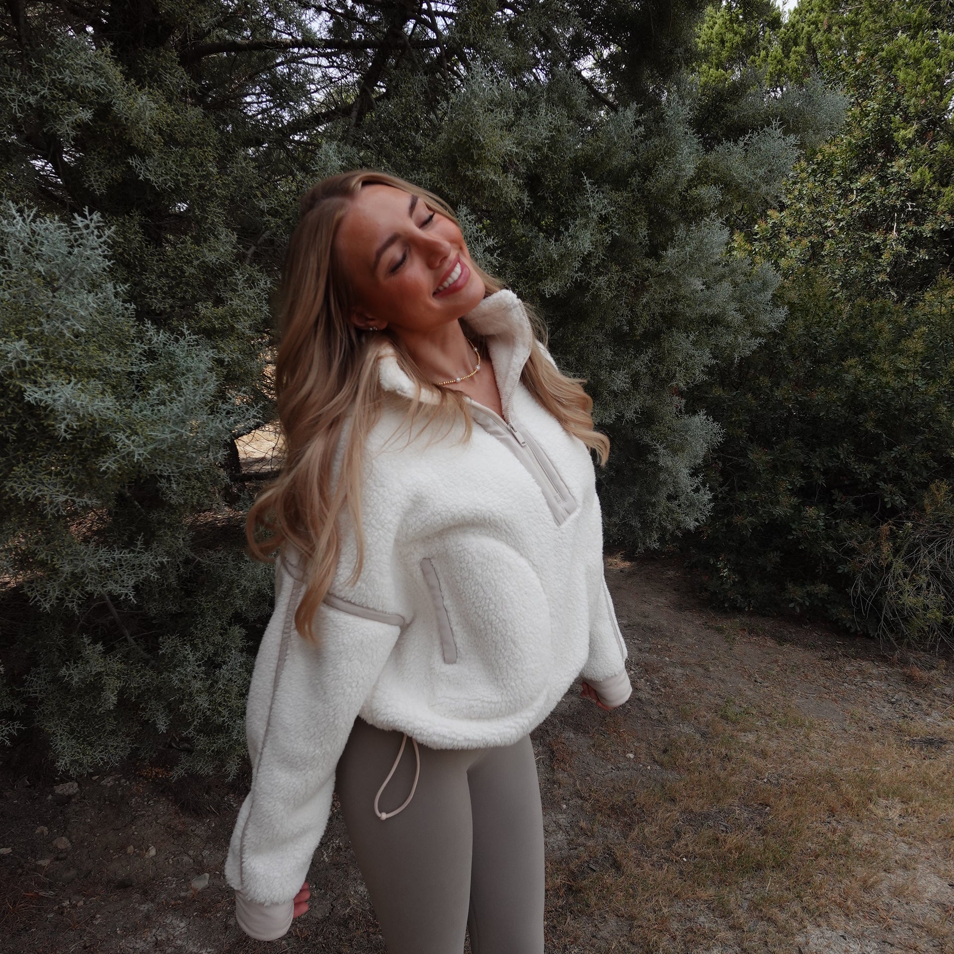 Sherpa Mock Neck Fleece