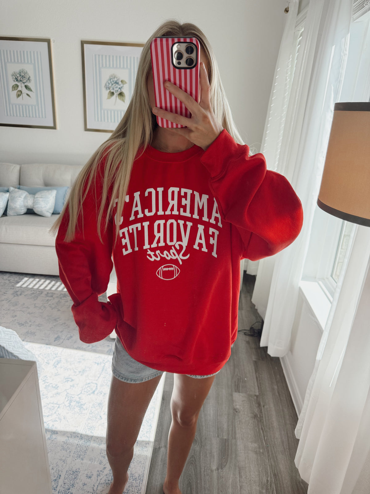 AMERICA'S FAVORITE SPORT SWEATSHIRT