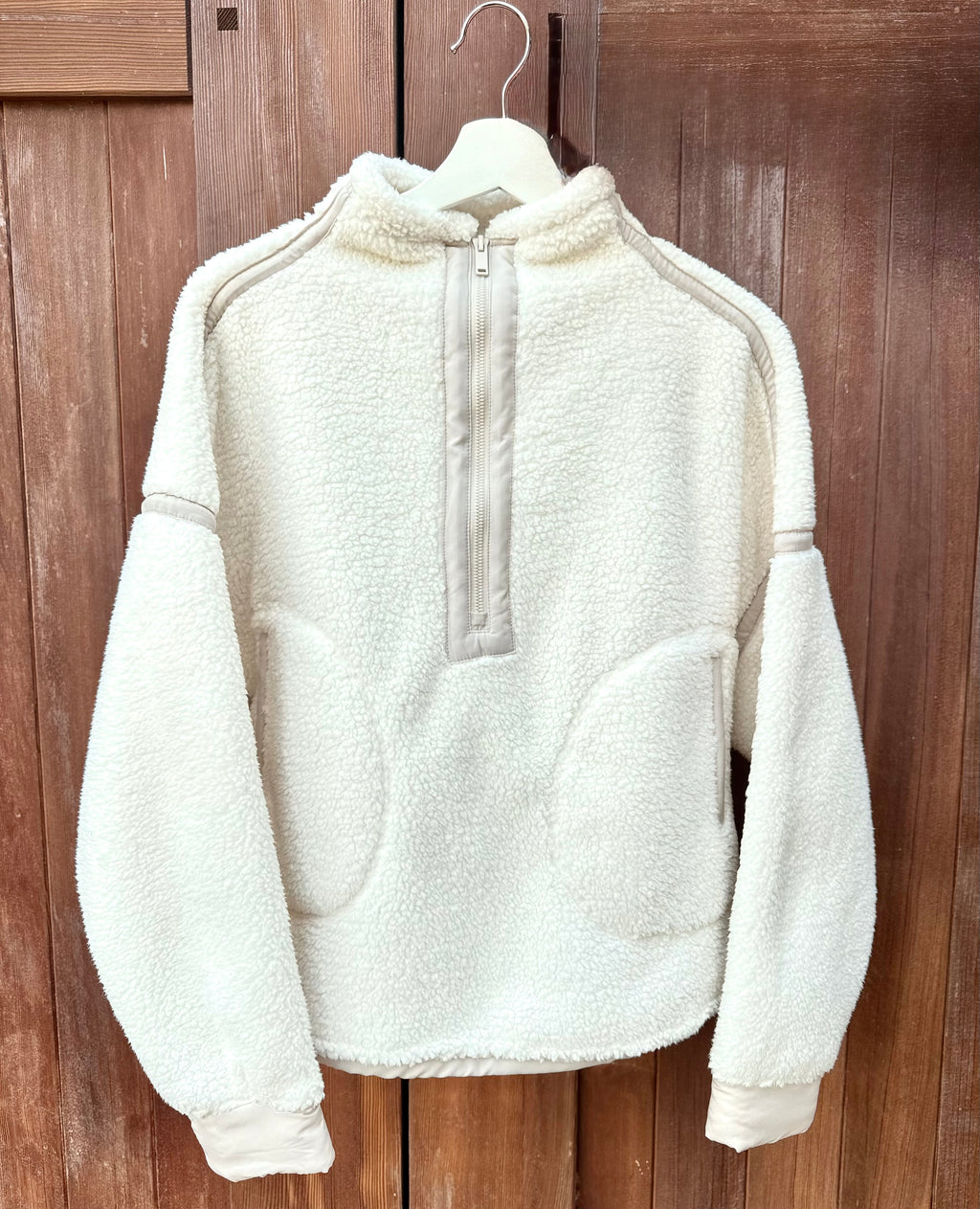 Sherpa Mock Neck Fleece