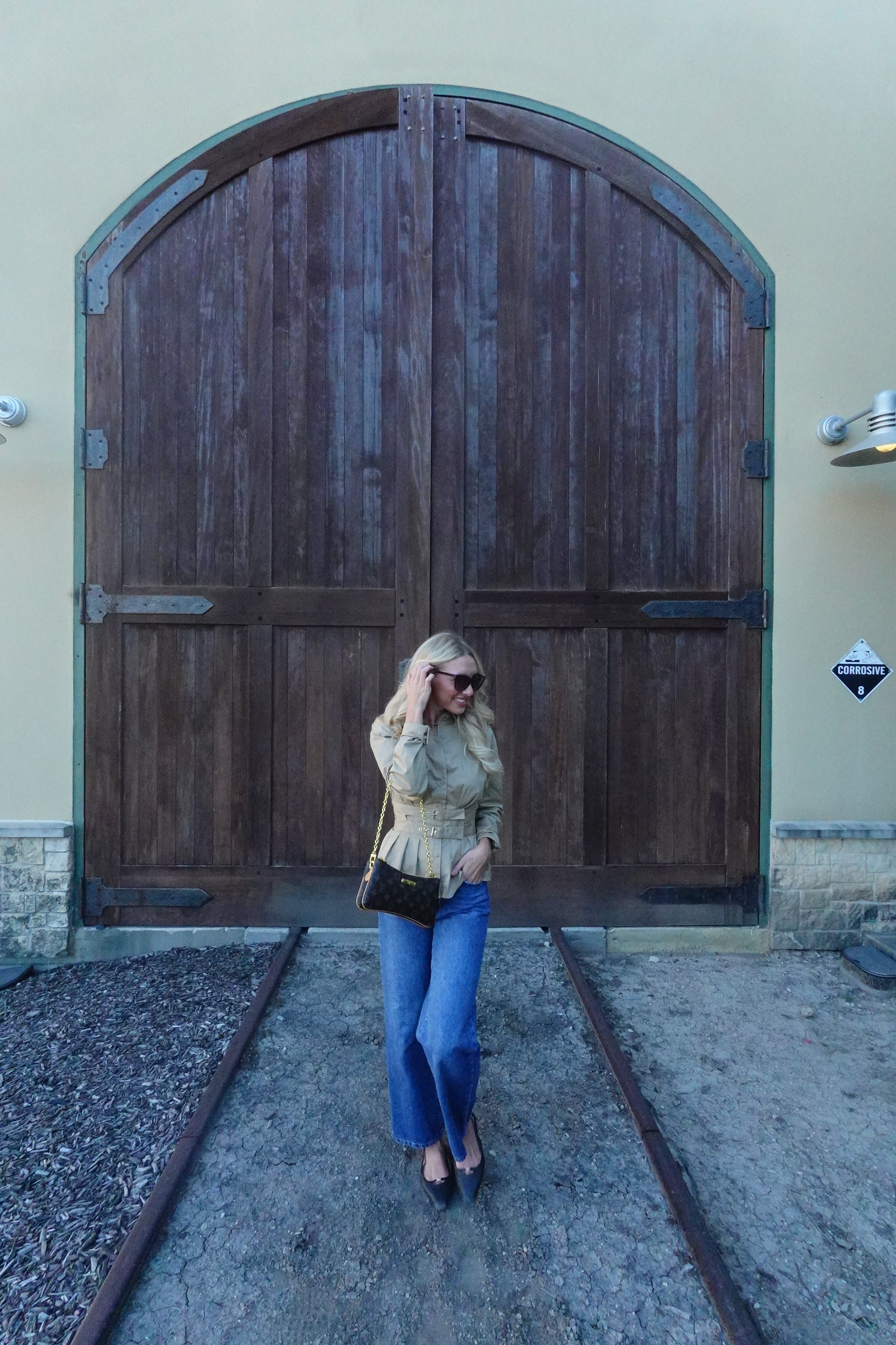 Woven Belted Grace Top