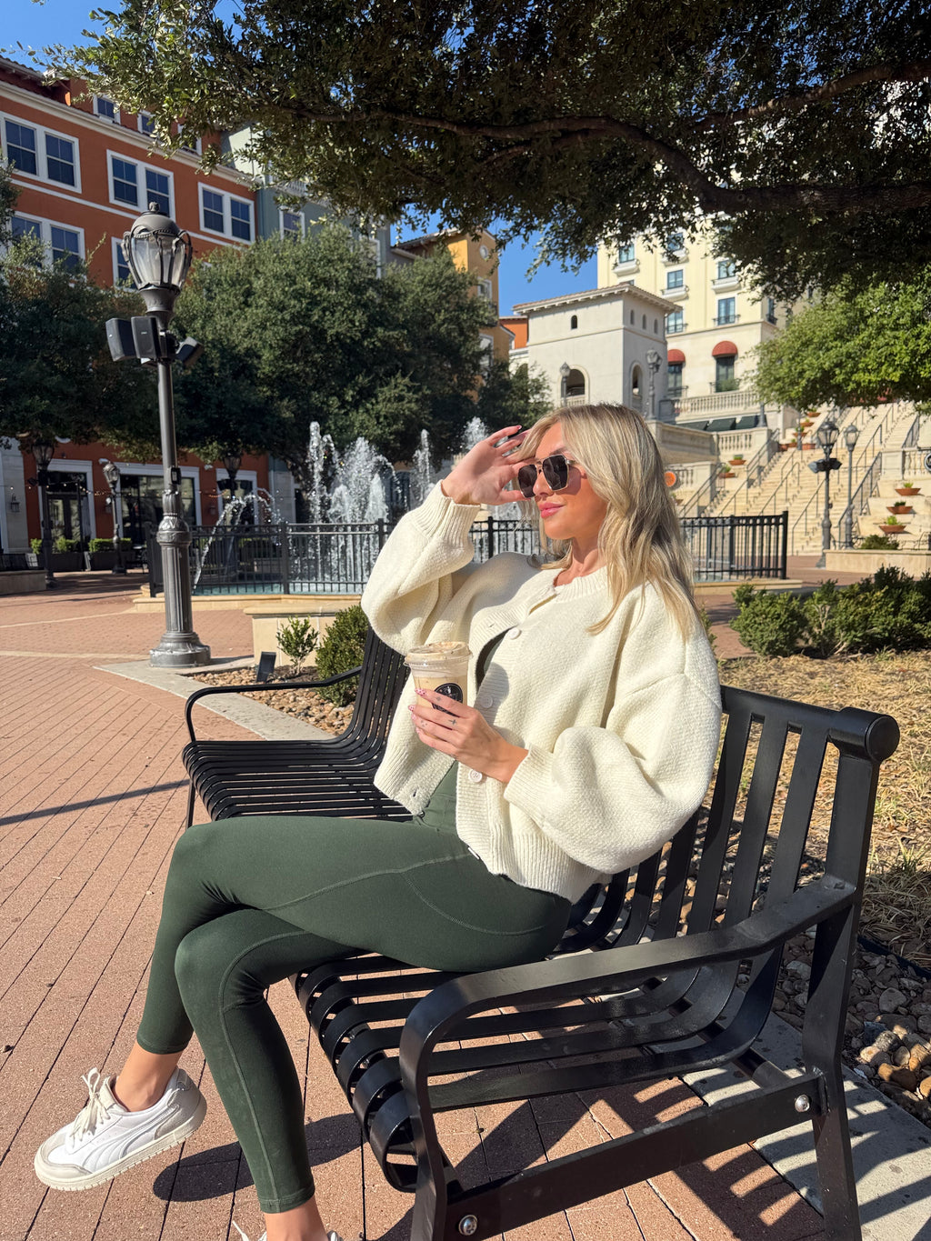 Ivory Button Down Cardigan