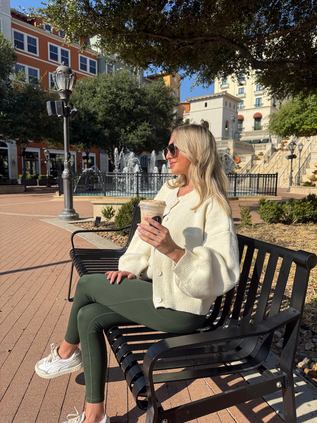 Ivory Button Down Cardigan