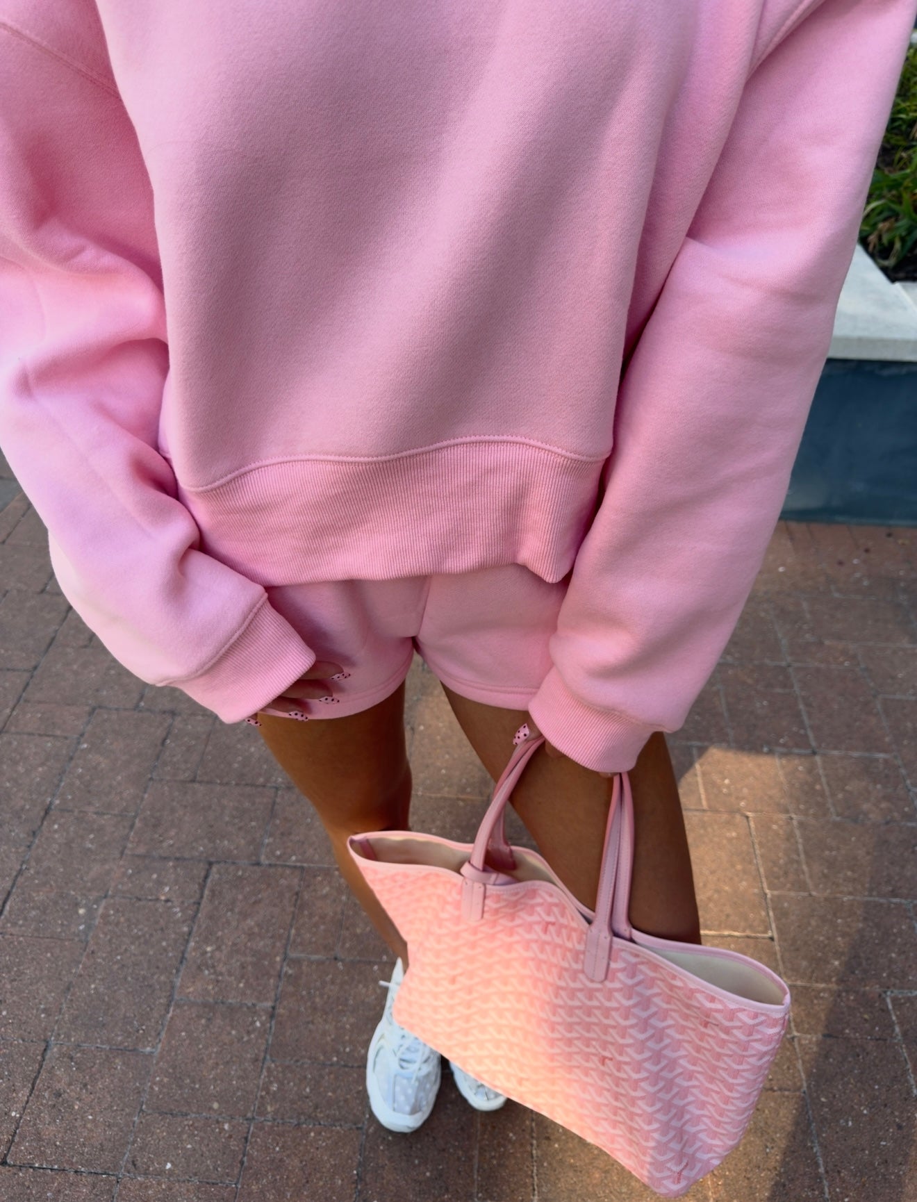 Relaxed Pink Sweatshirt